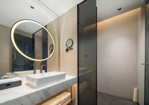 Yun He Double Bed Room (Fridge + Full-Length Mirror + Mobile Screen Projection + Electric Curtains)
